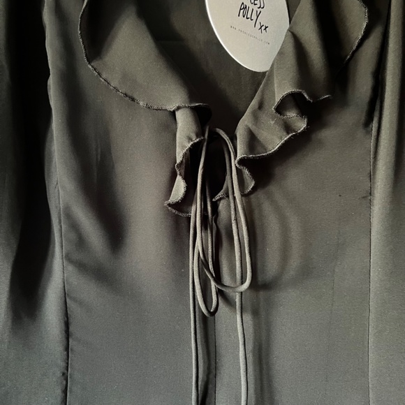 Rosalia Maxi Dress Black Princess Polly Witchy Whimsigoth - Picture 6 of 8